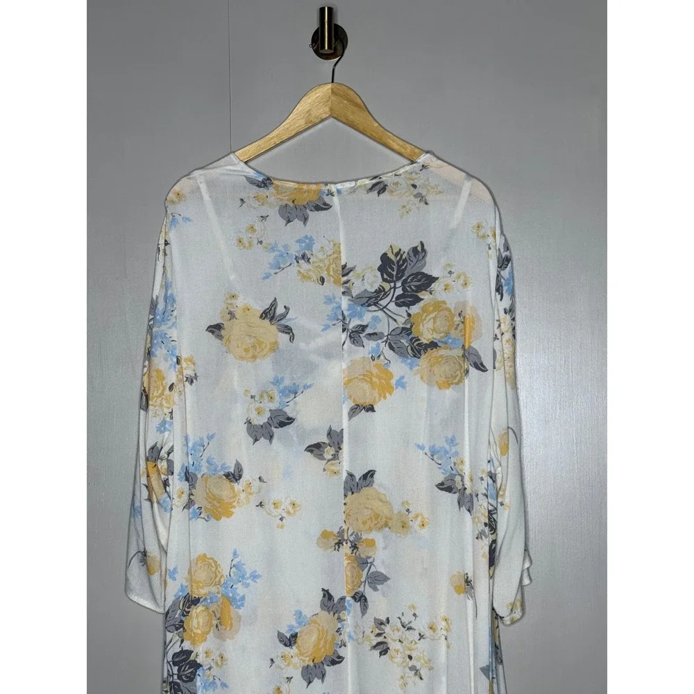 Torrid Floral Duster Kimono Cami Set Cottagecore Boho Lounge - Picture 6 of 12